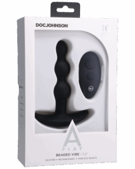 Beaded Vibe – Silicone Anale Plug met Afstandsbediening