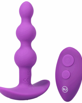 Beaded Vibe – Siliconen Anale Plug met Afstandsbediening