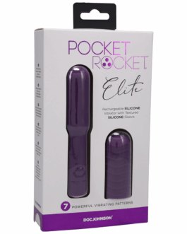 Elite – Mini Vibrator met verwisselbare opzetstuk – 4 / 10 cm