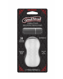GoodHead – Helping Head Pro – Vibrerende Masturbator Slede – Frost