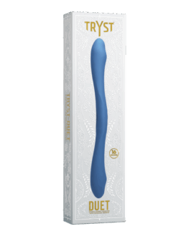 Duet – Double Ended Vibrator met Draadloze Afstandsbediening – Periwinkle