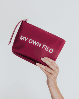 Mijn Eigen Filo – Pouch – Paars