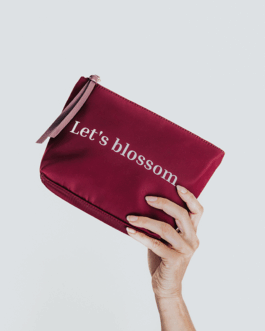 Laten we bloeien – Pouch – Paars