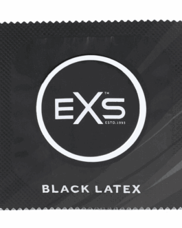 EXS Zwarte Latex Condoms – Condoms – 100 Stuks