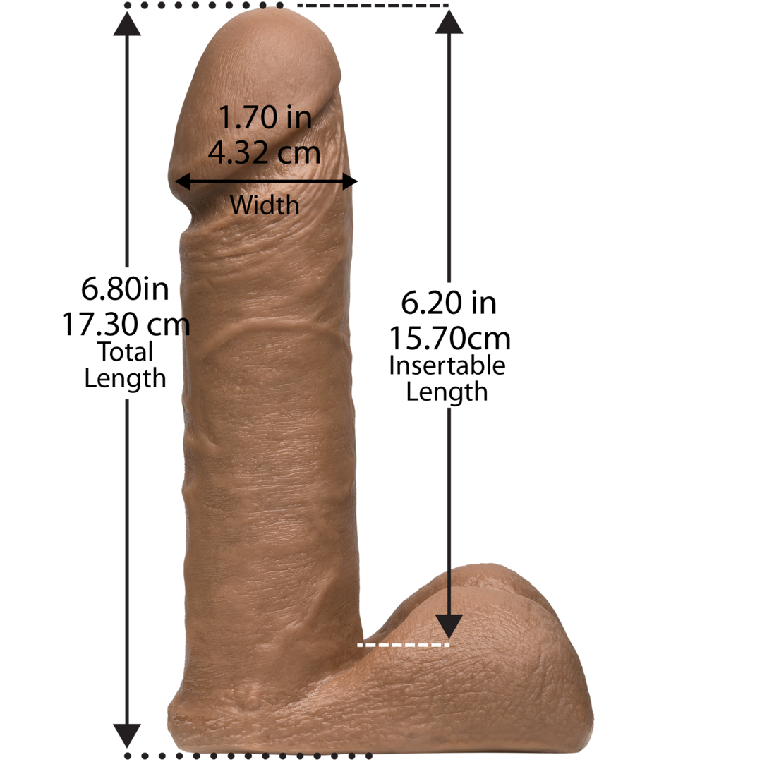 UR3 Cock - 6 / 16 cm - Bruin - Afbeelding 4