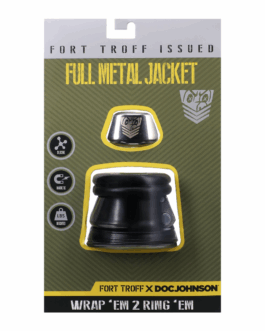 Volledige Metalen Jacket – Zwart