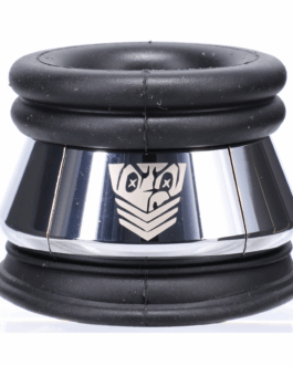 Volledige Metalen Jacket – Zwart