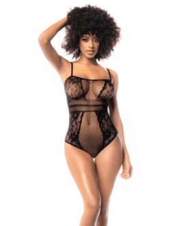 Visnet Bodysuit – One Size – Zwart