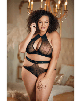 Kant Halter Top  Backless Panty Set