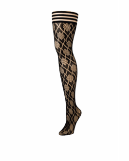 Elle – Thigh High – A – Zwart