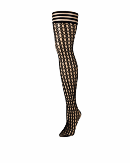 Mimi – Thigh High – A – Zwart