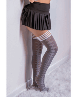 Par 4 – Thigh High – A – Grijs