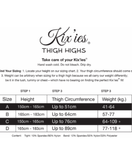 Keila – Thigh High – A – Zwart