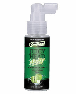 Juicy Head – Dry Mouth Spray – Sour Green Apple – 2 fl oz / 60 ml