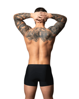 Pouch Short – L – Zwart/Rood