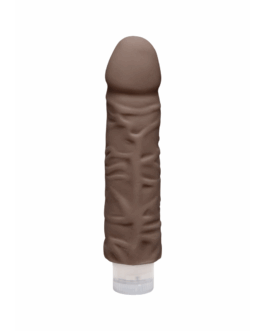 Shakin’ D – Vibrerende Realistische ULTRASKYN Dildo – 7 / 18 cm – Chocolade