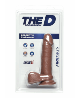 Perfect D – Realistic FIRMSKYN Dildo met Ballen – 7 / 18 cm