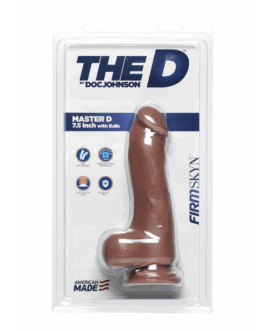Master D – Realistic FIRMSKYN Dildo met Ballen – 7 / 18 cm