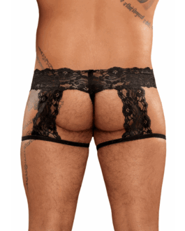 G-String Garter Short – L/XL – Zwart