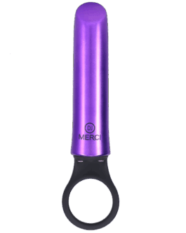 Power Play met Siliconen Grip Ring – Violet