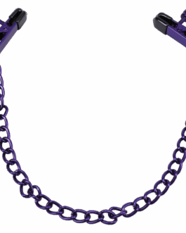 Geketend – Tepelknijpers – Paars