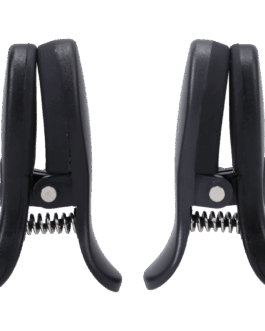 Vibro Grippers – Vibrerende Tepelklemmen met Koffer – Zwart