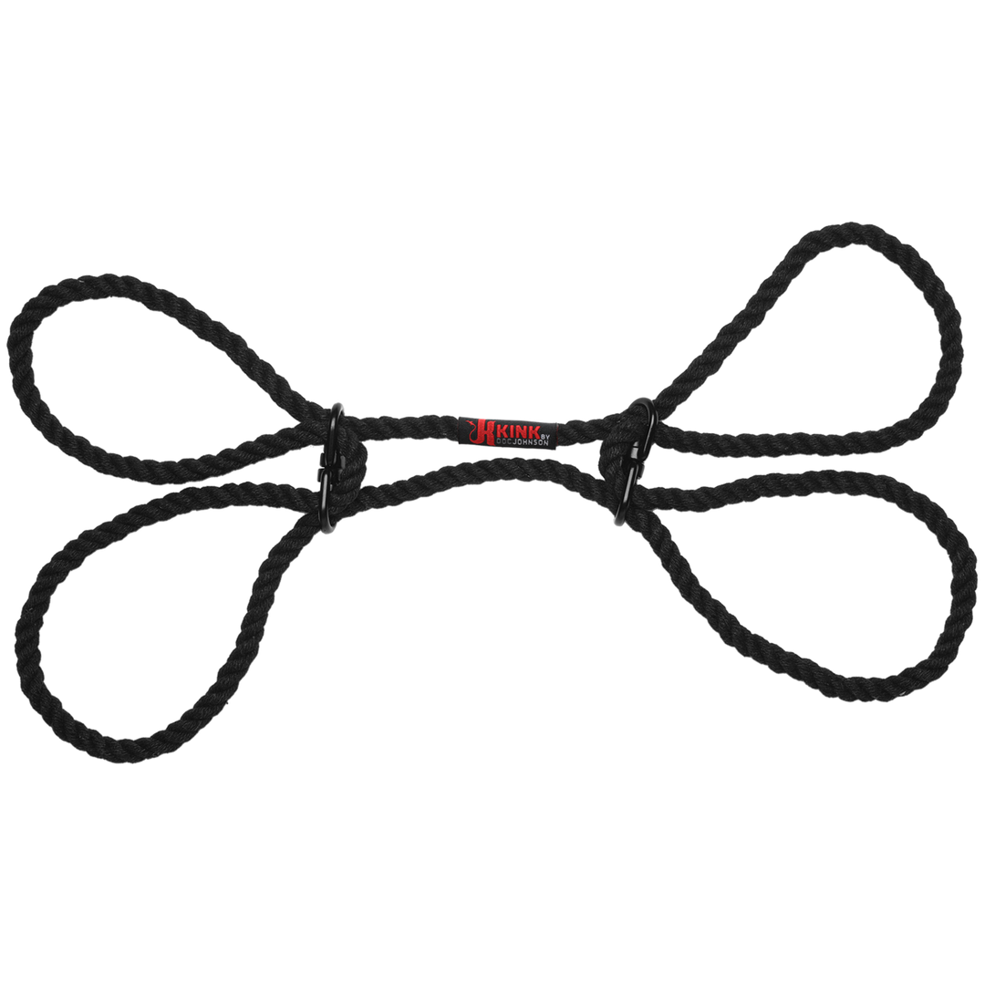 Beperk - 6mm Hennep Pols- of Enkelboeien - Zwart - Afbeelding 3