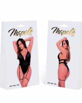 Bodysuit – 1X/2X – Zwart