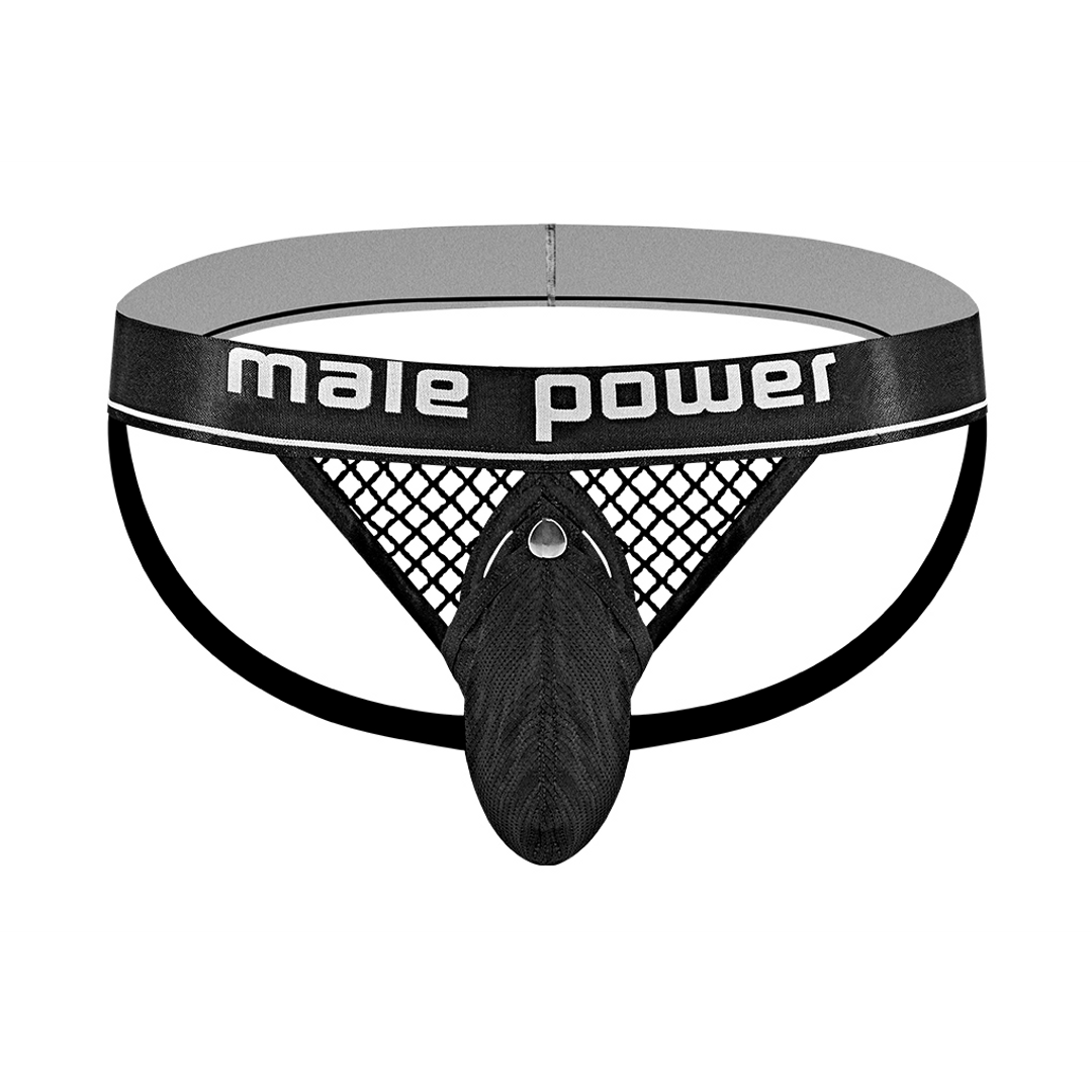 Cock Ring Jock - L/XL - Zwart - Afbeelding 5