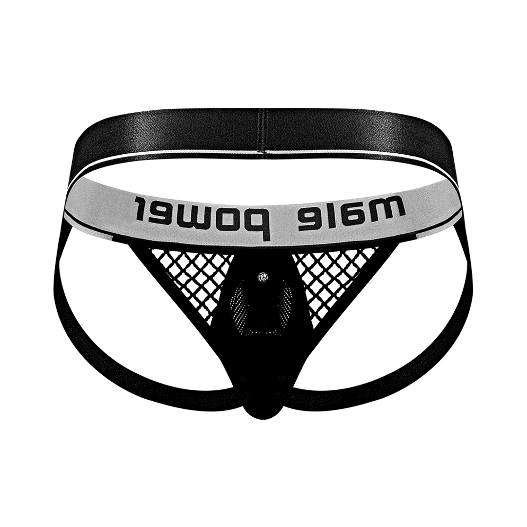 Cock Ring Jock - L/XL - Zwart - Afbeelding 6