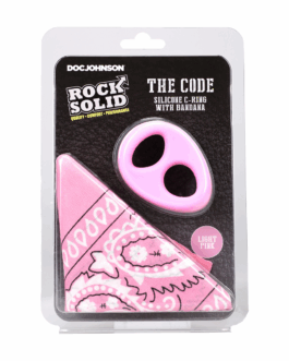 The Code – Siliconen Cockring met Bandana – Roze