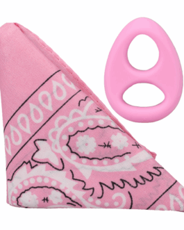 The Code – Siliconen Cockring met Bandana – Roze