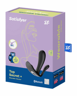 Top Secret Plus – Draagbare Panties Vibrator – Zwart