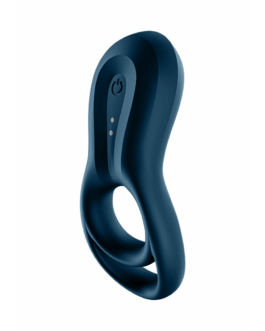 Epic Duo Ring – Dubbele Ring Vibrerende Cockring – Donkerblauw