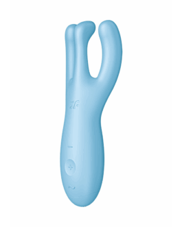 Threesome 4Plus – Lay-on Vibrator met App – Blauw
