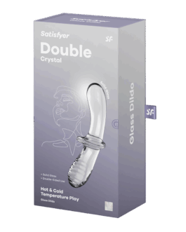 Dubbele Crystal – Glazen Dildo – Transparant