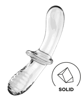 Dubbele Crystal – Glazen Dildo – Transparant