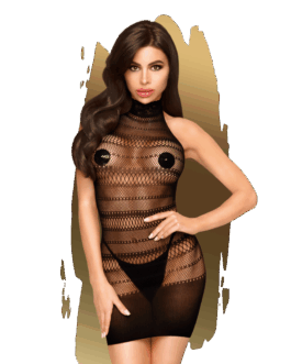 Epic Night – Jurk – Plus Size – Zwart