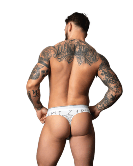 Tanga – L/XL – Witte Marmer