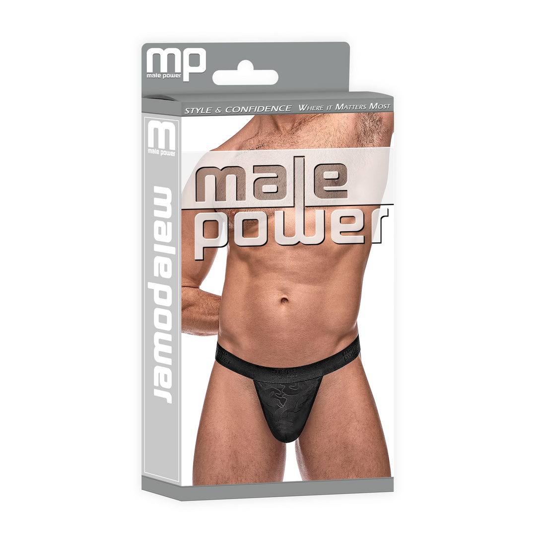 Micro G-String V - L/XL - Zwart - Afbeelding 2
