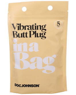 Vibrerende Butt Plug – 5 / 12 cm – Zwart