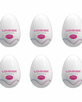 Kraken – 6 Pack – Zachte Rekbare Ei Masturbator – Wit