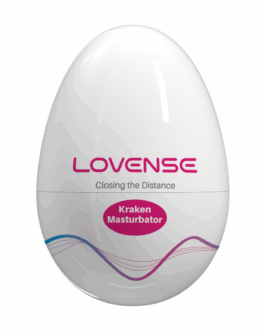 Kraken – Single – Zachte Rekbare Ei Masturbator – Wit