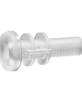 Neutraal gevormde hoes voor Solace Male Masturbator – Transparant