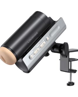 Solace Pro – App-gestuurde Automatische Mannelijke Stroker – Zwart