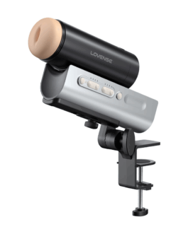 Solace Pro – App-gestuurde Automatische Mannelijke Stroker – Zwart