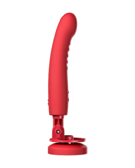 Mission 2 – Vibrerende Zuigcup Dildo met Touch-Sense – Rood