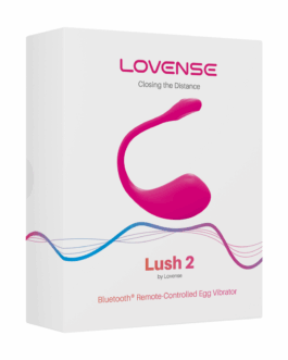 Lush 2 – Krachtige App-gestuurde Draagbare G-spot Ei Vibrator – Roze