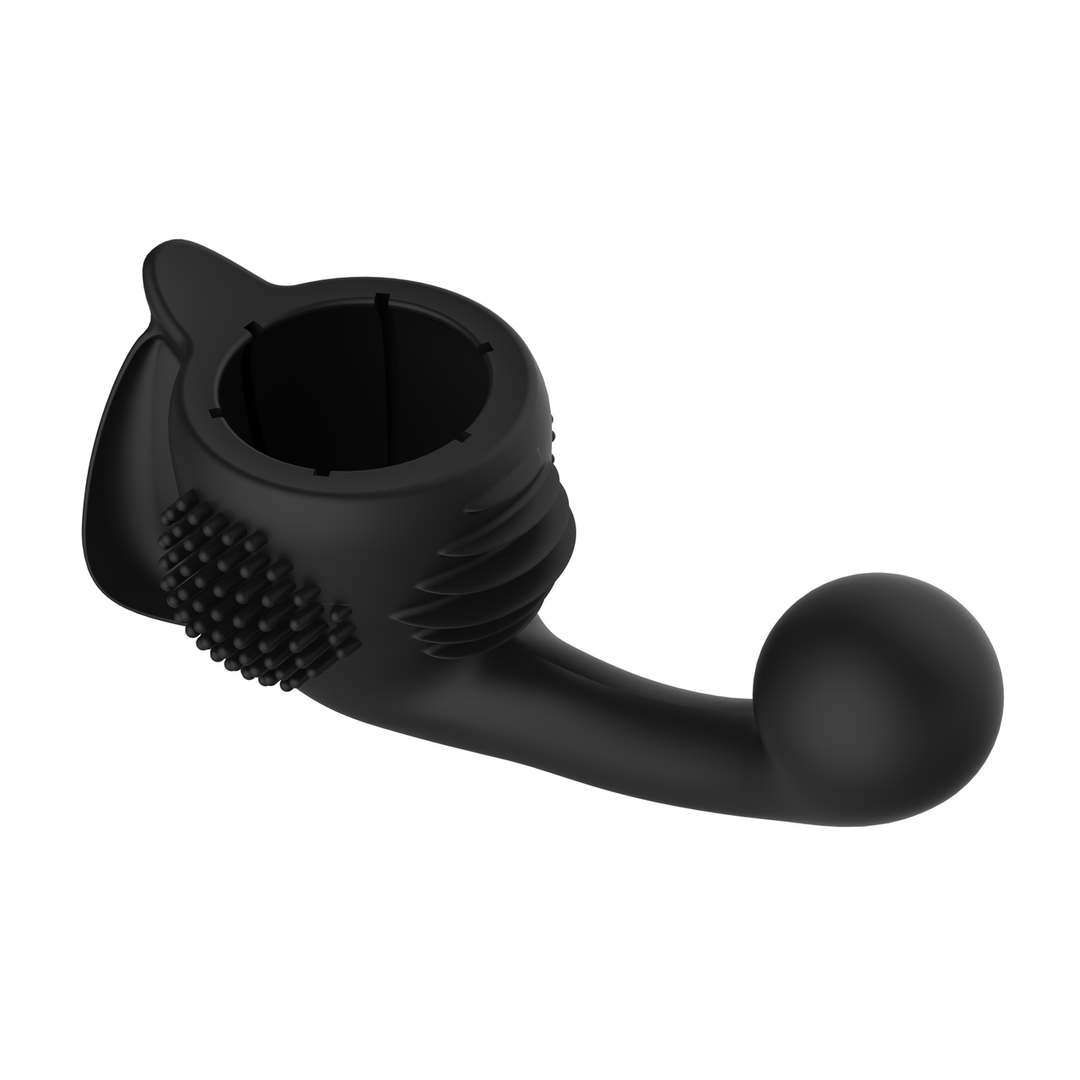 Vrouwelijke Opzetstuk voor Domi Wand Massager - Zwart - Afbeelding 5