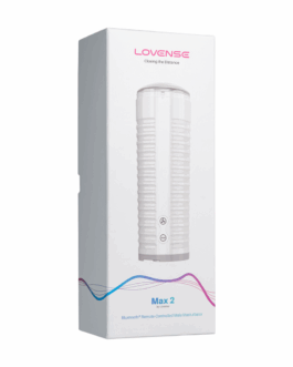 Max 2 – Bluetooth App-gestuurde Mannenmasturbator – Wit